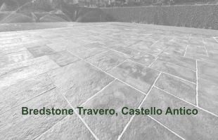Travnik, Bredstone travero, Castello antico, tráva, závlaha, výsadba